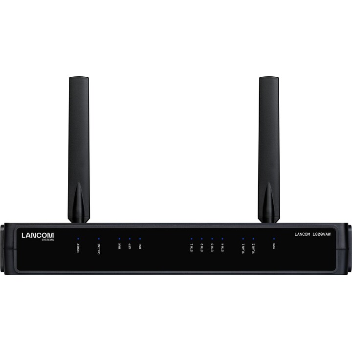 LANCOM 1800VAW : Router Wi-Fi 6 VDSL SD-WAN, banda dupla 1200Mbps, 5x Gigabit Ethernet
