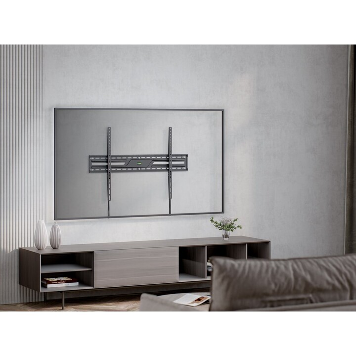 Soporte de pared para TV Gembird WM-100F-01 (fijo), 43”-100”, negro