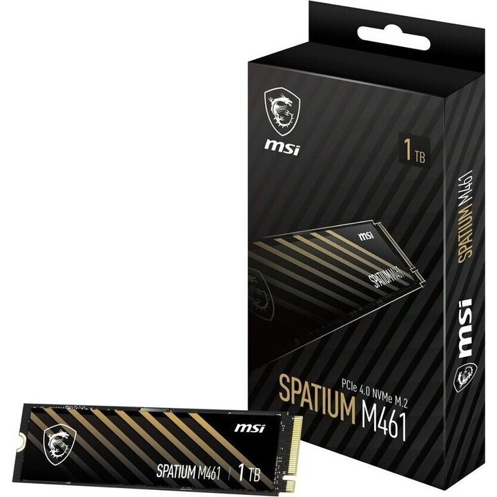 Unidade de disco rígido MSI Spatium M461 1 TB SSD PCIe Gen4 NVMe