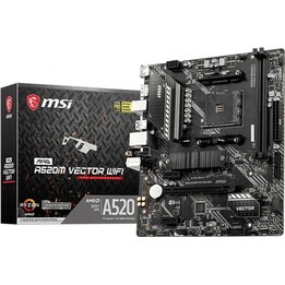Placa-mãe MSI MAG A520M VECTOR WIFI AMD A520 Socket AM4 Micro ATX