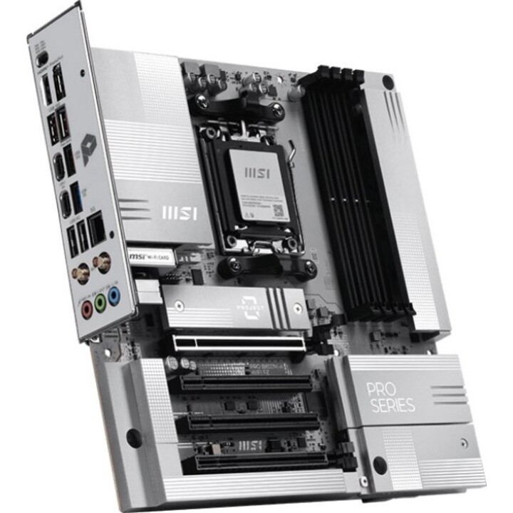 Msi Pro B850m-a Wifi Pz board,amd,am5,b850,4ddr5,256gb,1hdmi+1dp,4sata3+2m.2,5g Lan,6usb3.2,matx