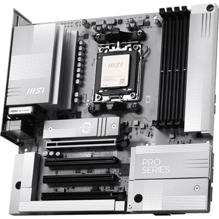 Msi Pro B850m-a Wifi Pz board,amd,am5,b850,4ddr5,256gb,1hdmi+1dp,4sata3+2m.2,5g Lan,6usb3.2,matx