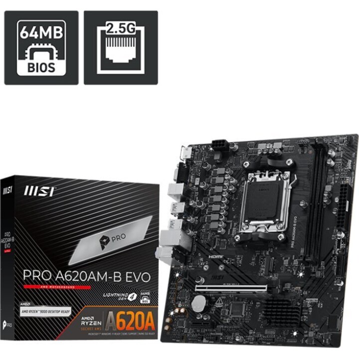 MSI PRO A620AM-B EVO Socket AM5