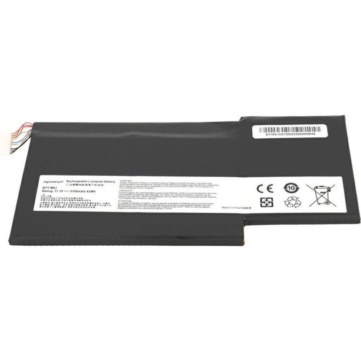 Kompatibler Laptop-Akku für MSI BTY-M6J 11,1 V 5700 mAh Movano
