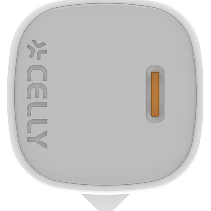 Celly Mobilgeräte-Ladegerät für Smartphones und Tablets, Weiß