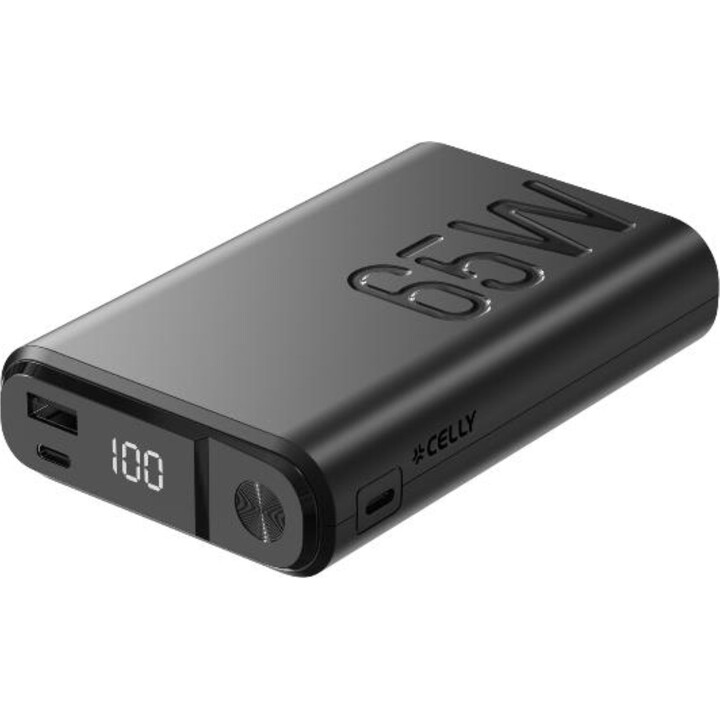 Celly PBUP65W20000 65W Powerbank 20000 mAh, black