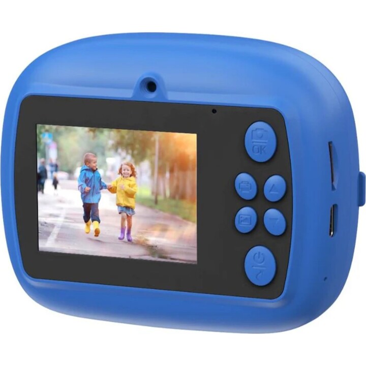Celly KIDSCAMPRINT – Kinderkamera-Drucker USB Typ C, Blau