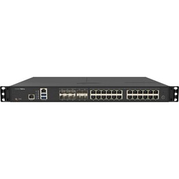 SonicWall NSA 3800 (03-SSC-1843): Firewall de alto rendimiento, inspección de 12 Gbps, 24 puertos SFP+ de 1 GbE + 10 x 10 G