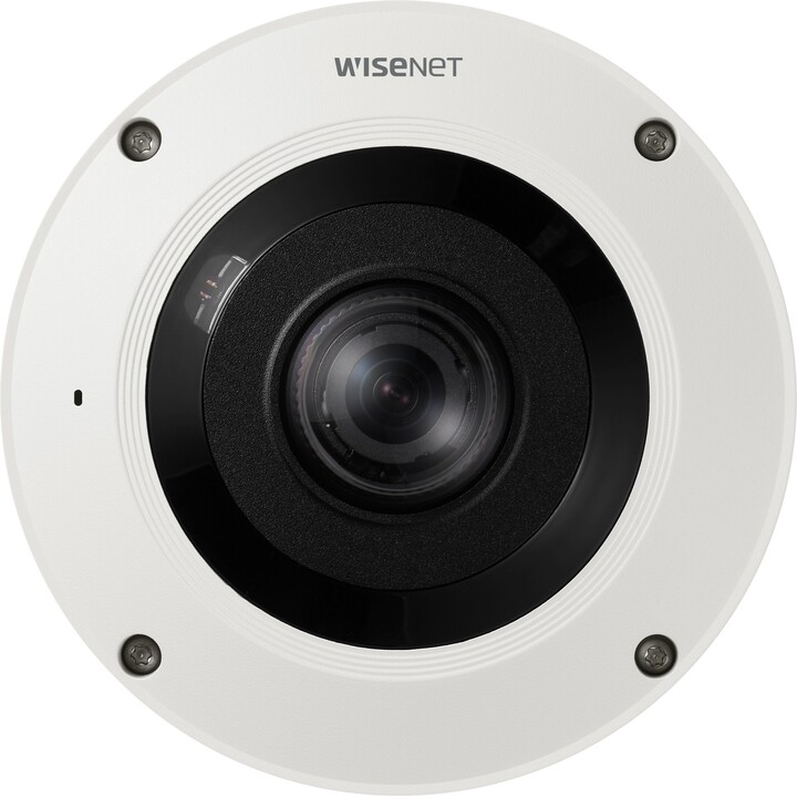 Hanwha Techwin XNF-9010RV: 12MP Outdoor Fisheye IR Kamera, 3008x3008 1/2.3" CMOS, 1.08mm Objektiv, WDR 120dB, 10m IR, IP66/IK10