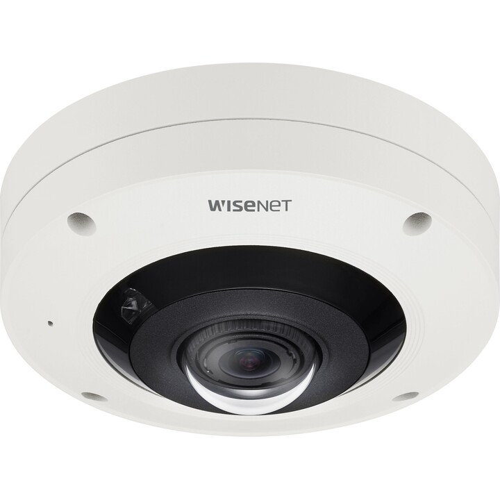 Hanwha Techwin XNF-9010RV: 12MP Outdoor Fisheye IR Kamera, 3008x3008 1/2.3" CMOS, 1.08mm Objektiv, WDR 120dB, 10m IR, IP66/IK10