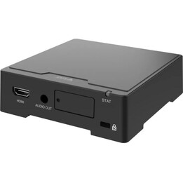Decodificador de vídeo 4K Axis D1110 (02282-001): Salida HDMI de hasta 3840x2160, alimentación PoE/DC, multivisión de 8 flujos, 