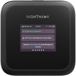 NETGEAR Nighthawk M3 MH3150: Hotspot mobile 5G WiFi 6, AX3600, 2,5Gbps 5G Sub-6, 32 dispositivi, batteria 13h, 2x TS9