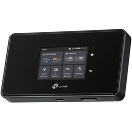 TP-Link M8550 5G AXE3600 Router WiFi Móvil Tri-Banda, 3.4Gbps Downlink, WiFi 6E (2880+2880+688Mbps), Batería 4680mAh, 32 Disposi