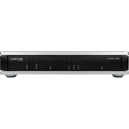 LANCOM 1650E (62163): Router VPN SD-WAN, 3x Gigabit Ethernet (WAN/LAN), 3 tunnel VPN IPSec, USB 2.0, compatto 210x45x140mm