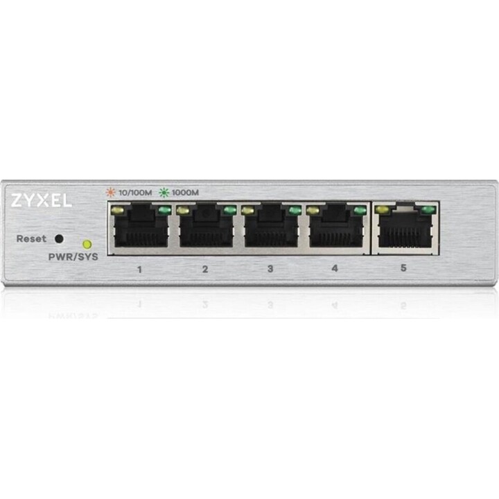 Zyxel Switch 10/100/1000 GS1200-5 Silver