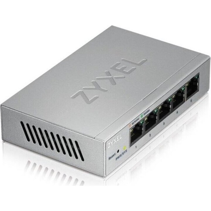 Zyxel Switch 10/100/1000 GS1200-5 Silver