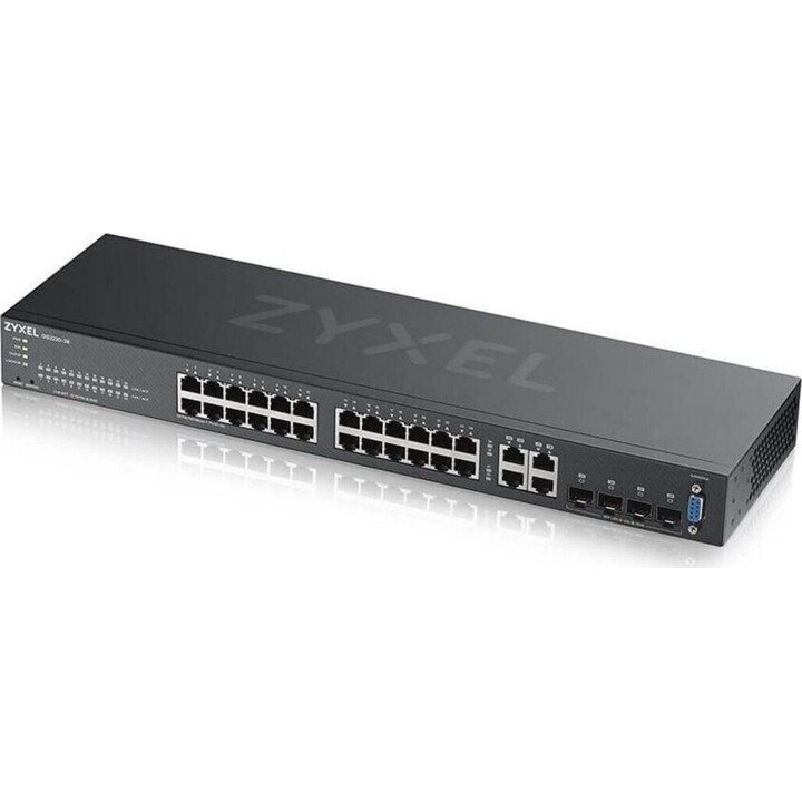 Zyxel GS2220-28-EU0101F commutateur réseau Géré L2 Gigabit Ethernet (10/100/1000) Noir
