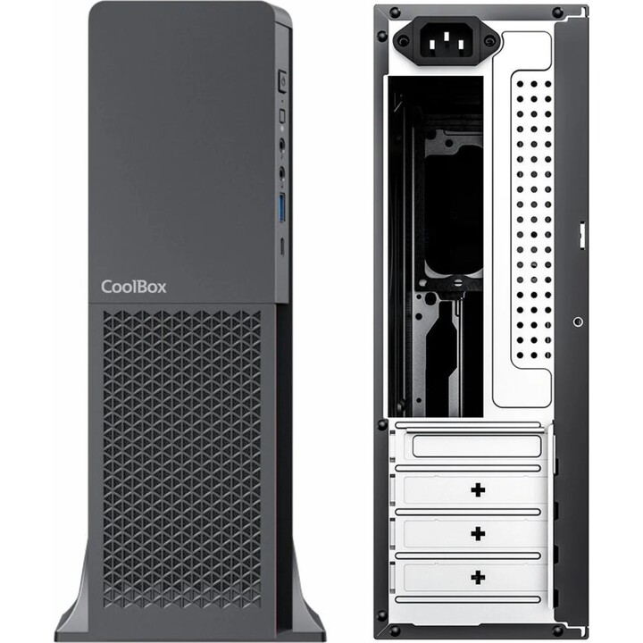 Coolbox Micro Atx Slim T313 Micro Tower Preto 500 W