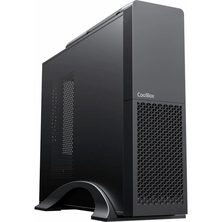 Custodia Micro Tower Coolbox Micro Atx Slim T313 Nera 500 W