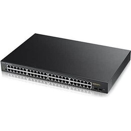 Zyxel GS1900-48HPv2 Gigabit Ethernet L2 Gerenciado (10/100/1000) Power over Ethernet (PoE) Preto