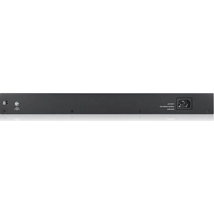 Zyxel GS1900-48HPv2 Géré L2 Gigabit Ethernet (10/100/1000) Connexion Ethernet, supportant l'alimentation via ce port (PoE) Noir