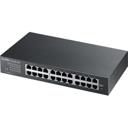 Zyxel GS1100-24E Unmanaged Gigabit Ethernet (10/100/1000) Black