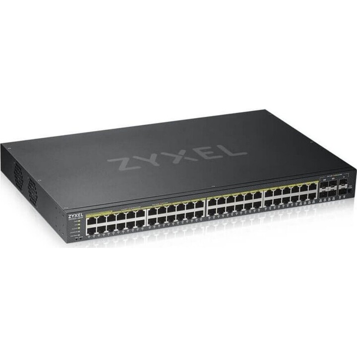 Zyxel GS1920-48HPV2 Gestionado Gigabit Ethernet (10/100/1000) Energía sobre Ethernet (PoE) Negro