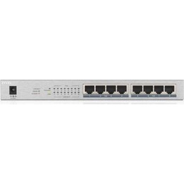 Zyxel GS1008HP Non-géré Gigabit Ethernet (10/100/1000) Connexion Ethernet, supportant l'alimentation via ce port (PoE) Gris
