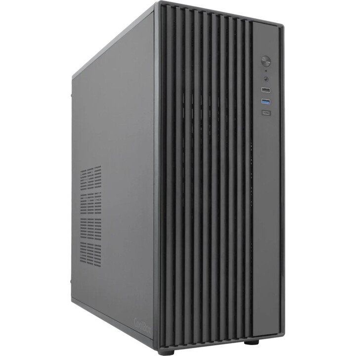 Coolbox A850 Black ATX Mid-Tower Case with LED Indicators