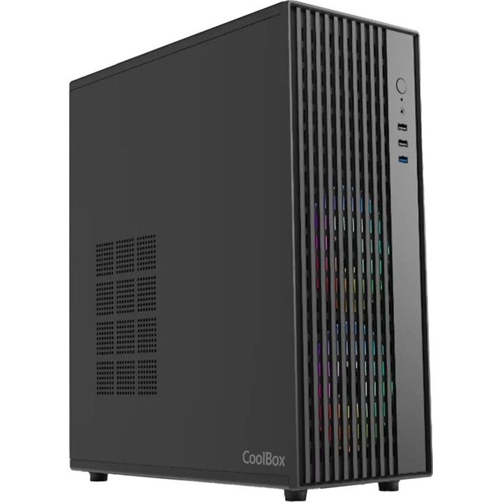 Coolbox A850 Case mid-tower ATX nero con indicatori LED