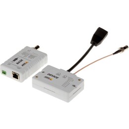 Kit compacto PoE+ sobre coaxial Axis T8645: PoE/PoE+ monocanal sobre cable coaxial existente de hasta 500 m, AXIS T8641 Base + T