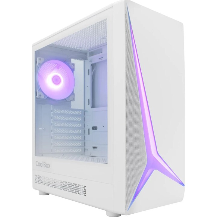 Coolbox Gaming Atx Ga450 Starlight Pc Case Branco Argb Usb-C