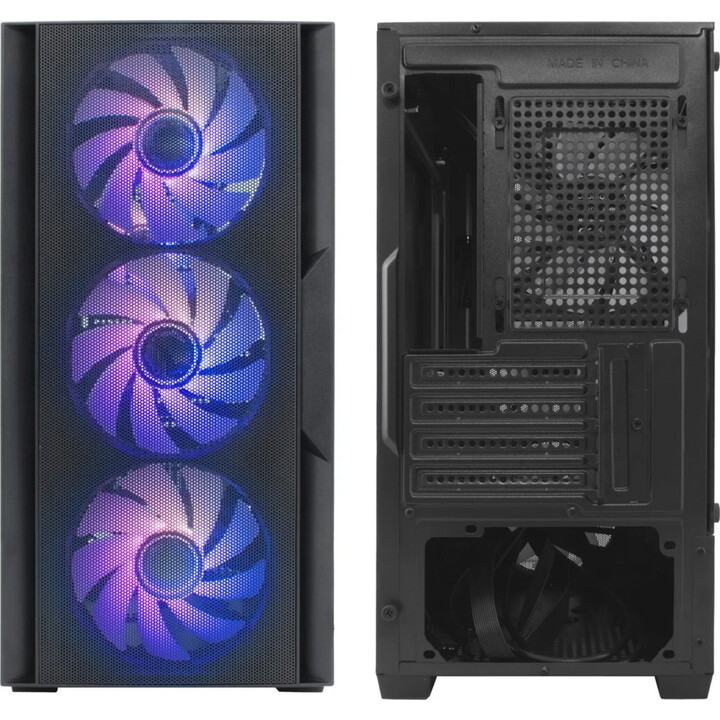 Coolbox Microatx GM220 Desktop Case, Black