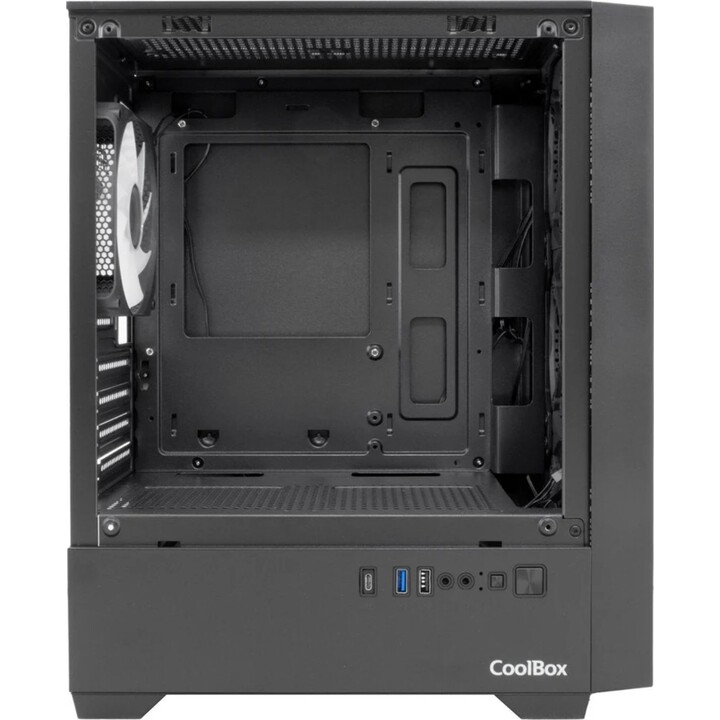 Coolbox Microatx GM220 Desktop-Gehäuse, Schwarz