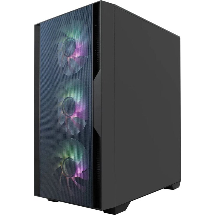 Coolbox Microatx GM220 Desktop-Gehäuse, Schwarz