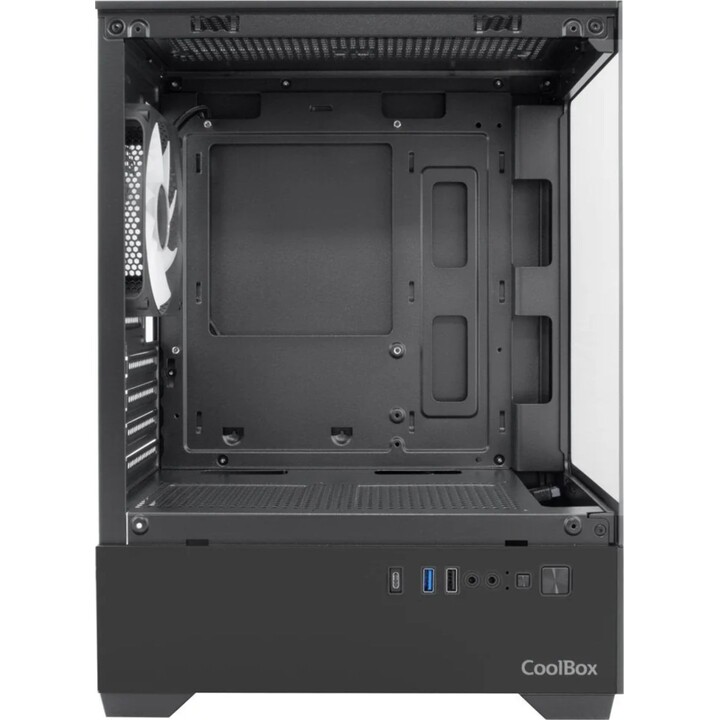 Coolbox Microatx GM200 Vision Lite Desktop Case, Black