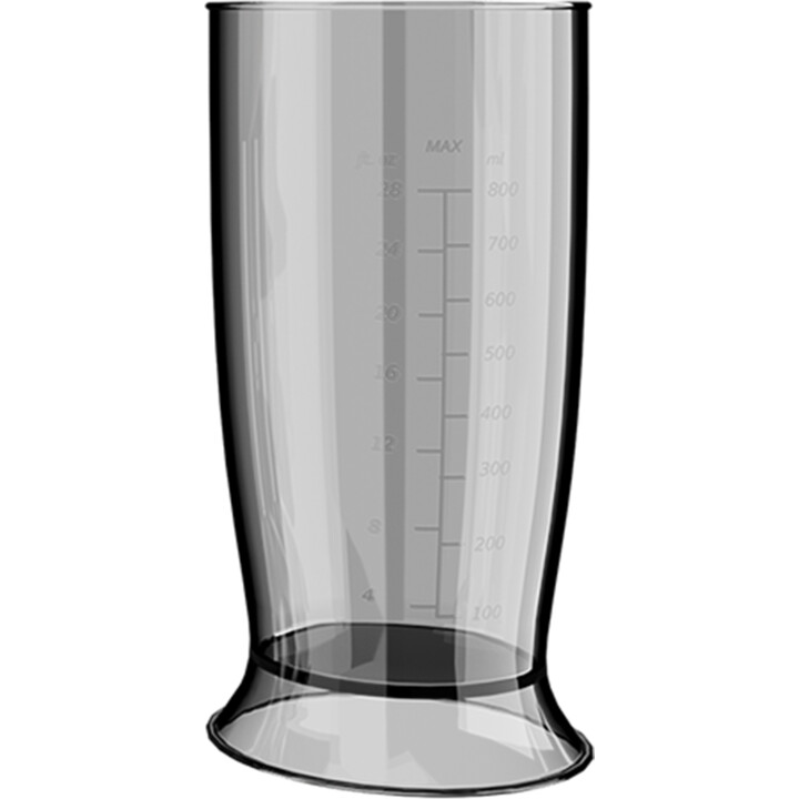 Frullatore a immersione Aiwa Kenkiri 1500, 40 velocità, 6 lame Satoku, vetro da 800 ml, nero