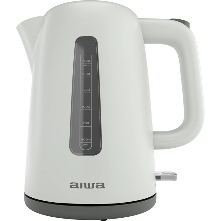 Aiwa Mizuchi AKT-2000 Wasserkocher, 2200 W, Fassungsvermögen 1,7 l, Sichtfenster, weiß