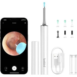 Rod Bebird T15 Blanc - Otoscope professionnel pour le nettoyage des oreilles