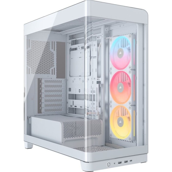 PC Tower Corsair 4500X LX-R RGB Tempered Glass White Midi Tower 2x140mm USB-C Tempered Glass