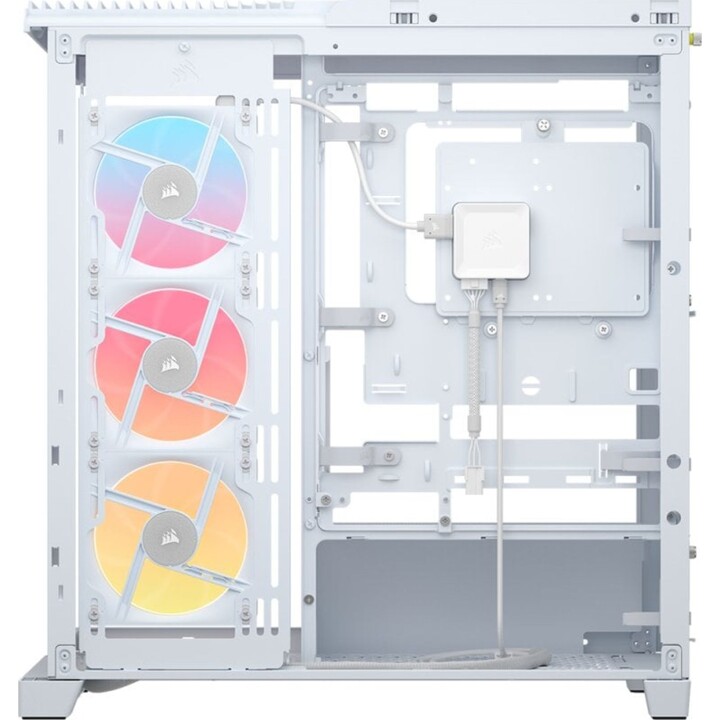 Tour PC Corsair 4500X LX-R RGB Verre Trempé Blanc Midi Tower 2x140mm USB-C Verre Trempé