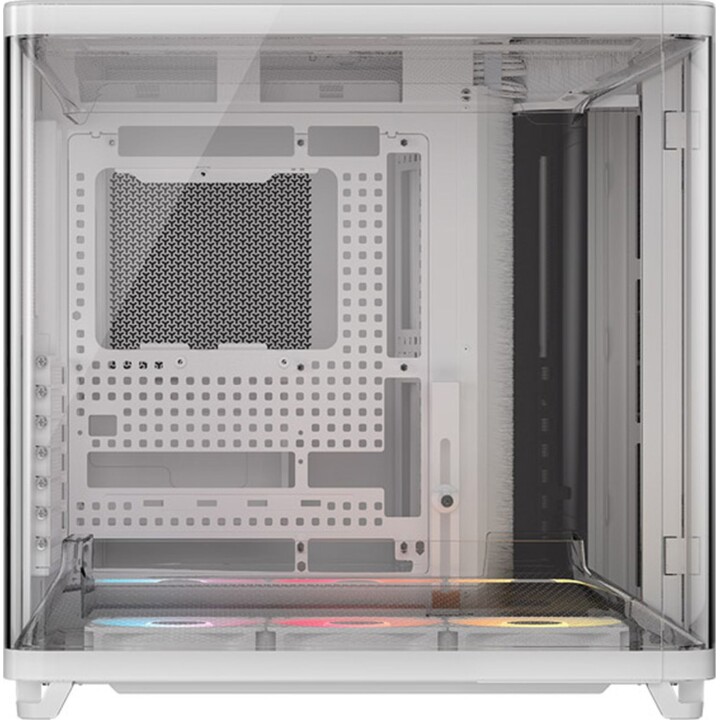 Corsair AIR 5400 RS-R ARGB PC Tower con vetro curvo e tripla camera, bianco