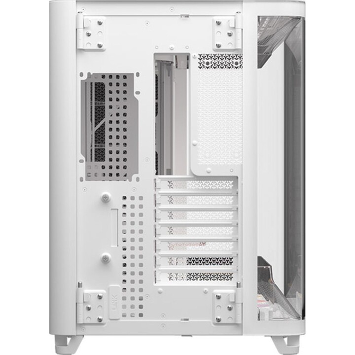 Corsair AIR 5400 RS-R ARGB PC Tower con vetro curvo e tripla camera, bianco