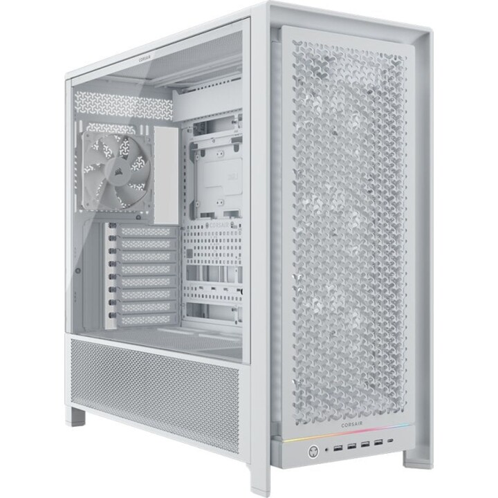 Tour PC Corsair FRAME 5000D RS E-ATX Verre Trempé Tour USB-C Blanc