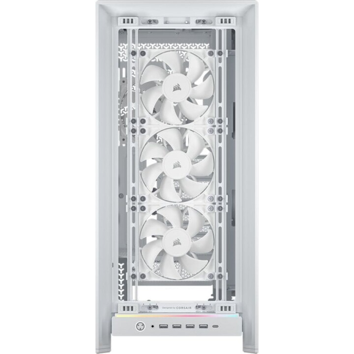 Tour PC Corsair FRAME 5000D RS E-ATX Verre Trempé Tour USB-C Blanc