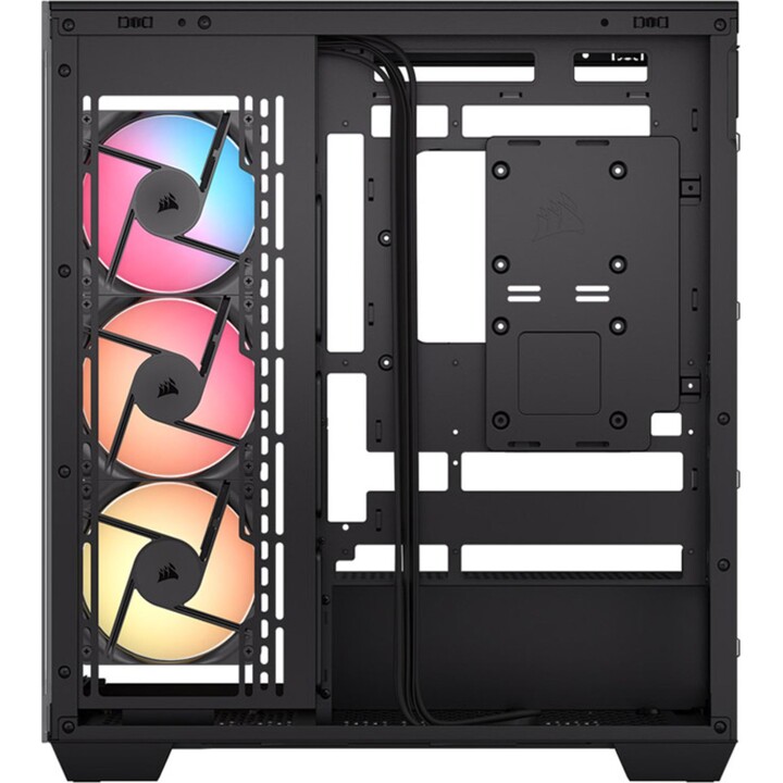 Corsair 3500X RS-R ARGB Case per PC, mid-tower, nero, 3 ventole, vetro temperato