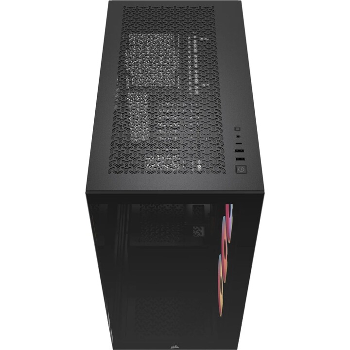Tour PC Corsair 3500X LX-R RGB avec verre trempé, 3 ventilateurs, support E-ATX, noir