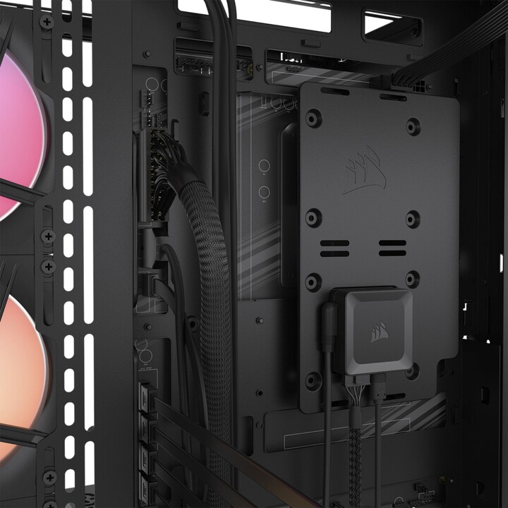 Tour PC Corsair 3500X LX-R RGB avec verre trempé, 3 ventilateurs, support E-ATX, noir