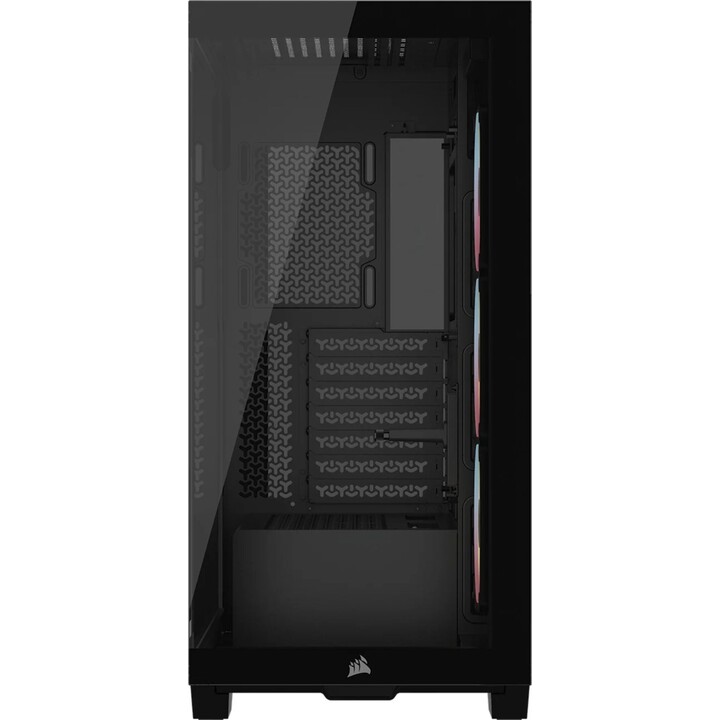 Tour PC Corsair 3500X LX-R RGB avec verre trempé, 3 ventilateurs, support E-ATX, noir