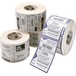 Polyethylene labels 102X76MM Zebra PolyE 3100T Gloss